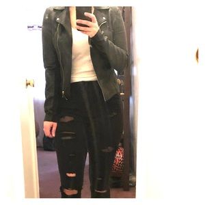 Dynamite faux leather jacket